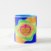 Where Love Gathers, Gratitude Remains | Valentine  ツートーンマグカップ (中央)