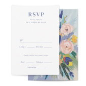 Where Love Growes Wedding RSVP Card
