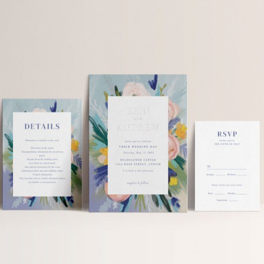 Where Love Growes Wedding RSVP Card