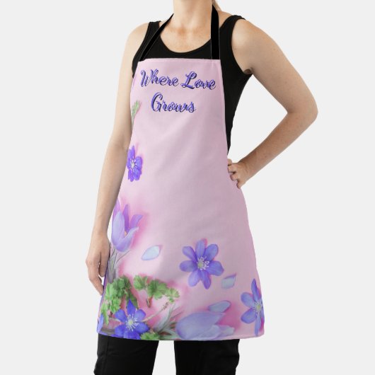 Where Love Grows Apron | Floral Kitchen Apron エプロン (インサイチュ)