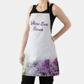 Where Love Grows Apron | Lilac Spring Kitchen  エプロン (インサイチュ)