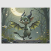 Where moonbeams dance, little mischief awakens.  薄葉紙 (正面)