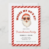 Where My Hos At Santa Friendsmas Party 招待状 (正面)