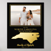 Where Our Journey Started North Carolinaの写真 箔ポスター (正面)