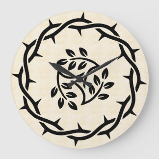 Where Pain Finds Peace ラージ壁時計