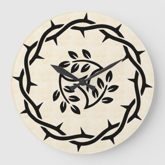 Where Pain Finds Peace ラージ壁時計 (正面)