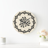 Where Pain Finds Peace ラージ壁時計 (ホーム)