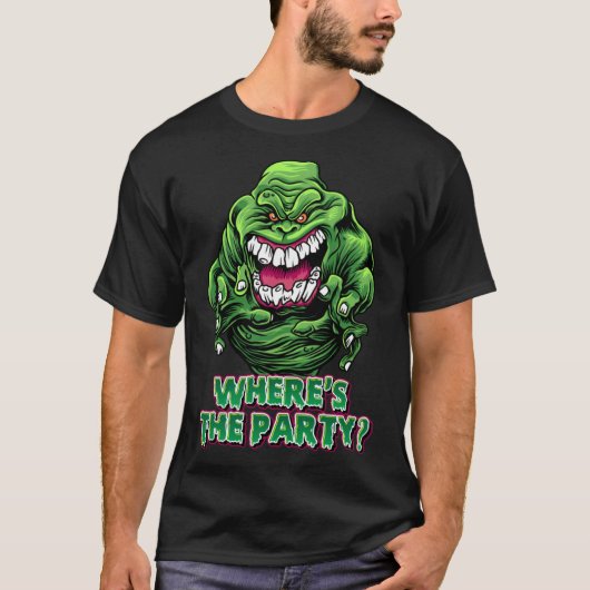 Where s the パーティーパーティーモンスタースライムハロウィン tシャツ (正面)