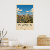 Where Silence Reaches the Summits – Pyrénées ポスター (キッチン)