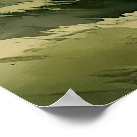 "Where Sky Meets Quiet Sand" - Devon Seascape ポスター (角)