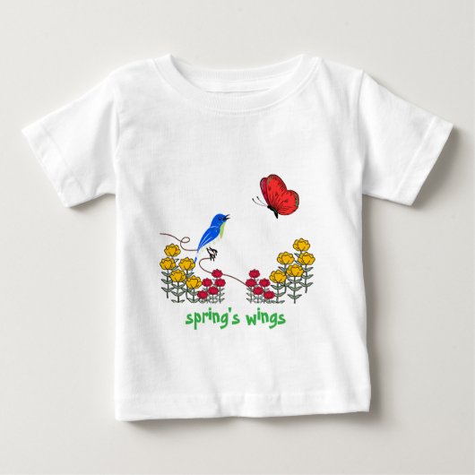 Where Spring Meets Me ベビーTシャツ (正面)