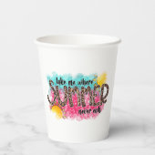 Where Summer Never Ends紙カップ 紙コップ (裏面)