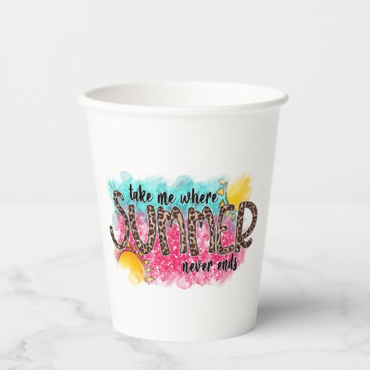 Where Summer Never Ends紙カップ 紙コップ (正面)