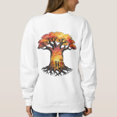 Where the Baobabs Touch the Sky - Madagascar  スウェットシャツ (裏面)