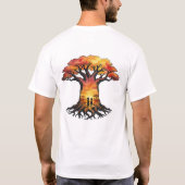 Where the Baobabs Touch the Sky - Madagascar Tシャツ (裏面)