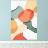 Where the Edges Learn to Rest キャンバスプリント (インサイチュ (ウッドフロア))