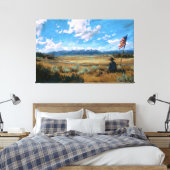 Where the Flag Still Flies  キャンバスプリント (インサイチュ (寝室))