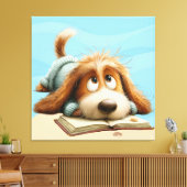 Where the Floorboards Whisper キャンバスプリント (インサイチュ (リビング))