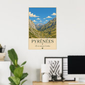Where the Journey Begins – Pyrénées ポスター (ホームオフィス)