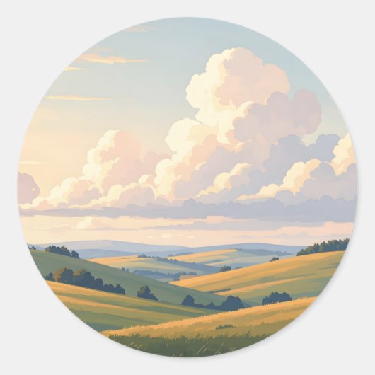 Where The Land Breathes -  ラウンドシール (正面)