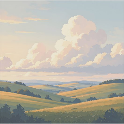 Where The Land Breathes - Square Vinyl シール (正面)