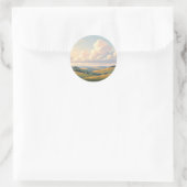 Where The Land Breathes – Vast Landscape Classic ラウンドシール (バッグ)