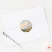 Where The Land Breathes – Vast Landscape Classic ラウンドシール (封筒)