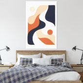 Where the Line Softens キャンバスプリント (インサイチュ (寝室))