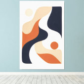 Where the Line Softens キャンバスプリント (インサイチュ (ウッドフロア))