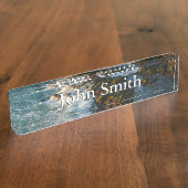 Where the Ocean Meets the Rocks デスクネームプレート (側面)