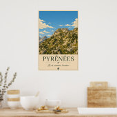 Where the Peaks Touch the Sky – Pyrénées ポスター (キッチン)