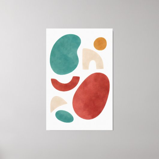 Where the Shapes Rest キャンバスプリント (正面)