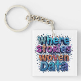 Where the Stories Woven Data  キーホルダー