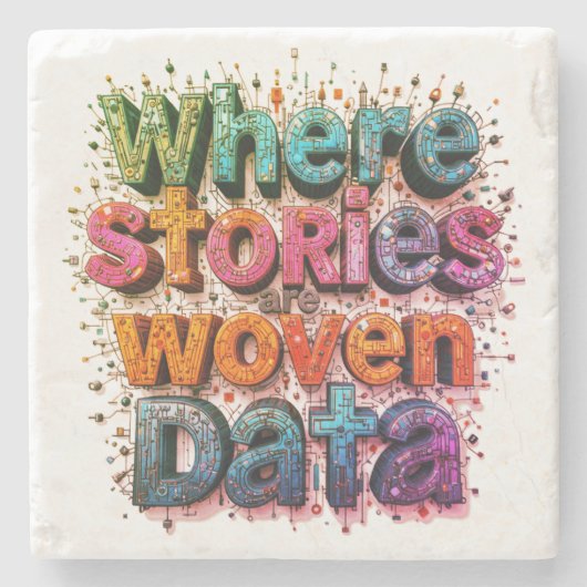Where the Stories Woven Data ストーンコースター (正面)