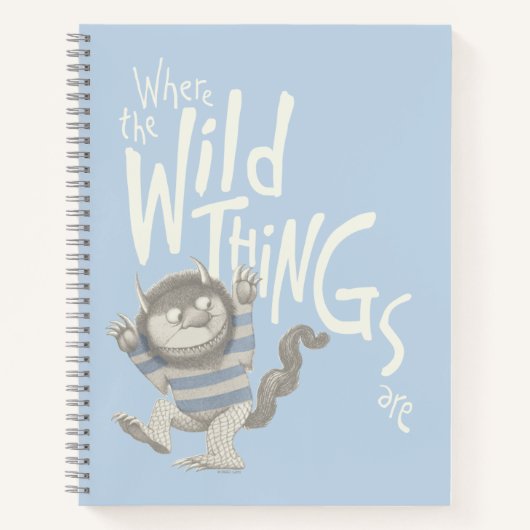 Where the Wild Things Areの名言 - 青 ノートブック (正面)