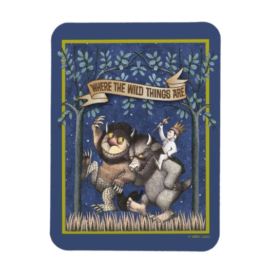 Where the Wild Things Are の グラフィック マグネット (縦)