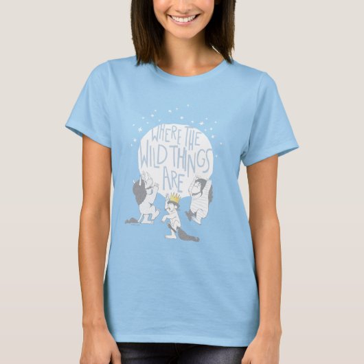 Where The Wild Things Are | 月と星 Tシャツ (正面)