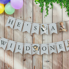 Where the Wild Things Are 1st Birthday バンティングフラッグ
