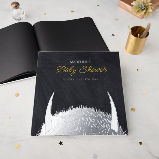 Where the Wild Things Are Baby Shower ゲストブック (正面見開き)