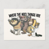 Where the Wild Things Are Characters & Logo ポストカード (正面)