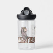 Where the Wild Things Are Characters on Logo ウォーターボトル (正面)