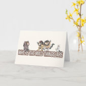 Where the Wild Things Are Characters on Logo カード (黄色い花)