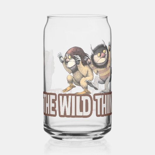 Where the Wild Things Are Characters on Logo ガラス缶 (左)