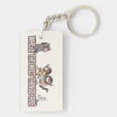 Where the Wild Things Are Characters on Logo キーホルダー (裏面)