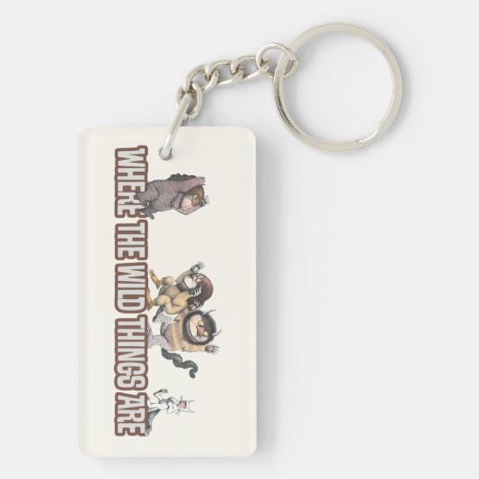 Where the Wild Things Are Characters on Logo キーホルダー (裏面)