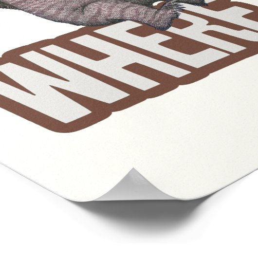 Where the Wild Things Are Characters on Logo ポスター (角)