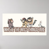 Where the Wild Things Are Characters on Logo ポスター (正面)