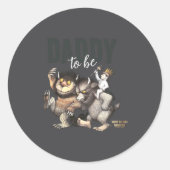 Where The Wild Things Are Daddy To Be _1 ラウンドシール (正面)