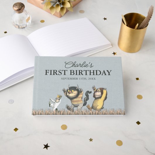 Where the Wild Things Are First Birthday ゲストブック (正面見開き)