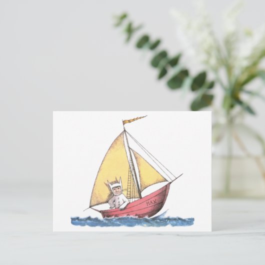 Where the Wild Things Are | Max Sailing ポストカード (スタンド正面)